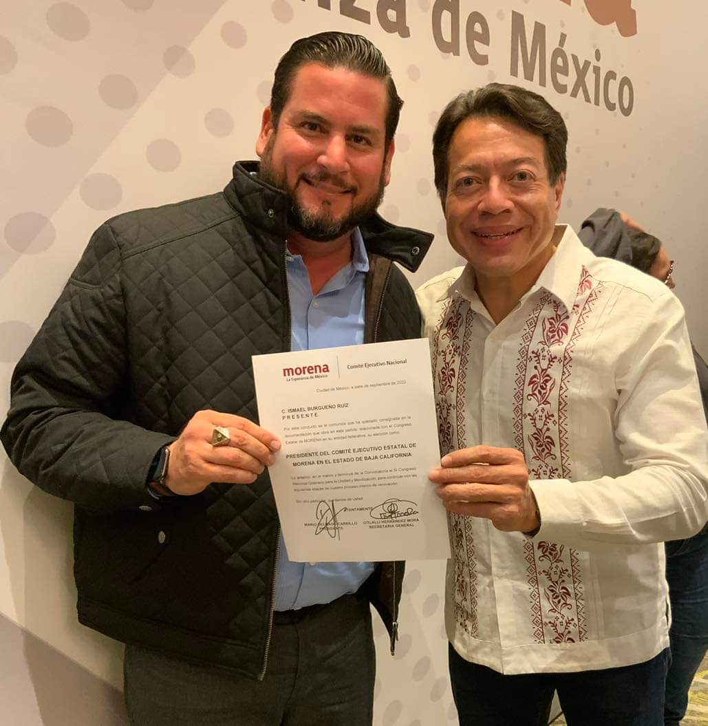 Recibe Burgue O Constancia De Presidente Estatal De Morena Bc Formato Mx