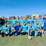 Dip. Ramón Vázquez Valadez participa en partido amistoso de veteranos.