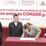 Se firma convenio del INDE y la CONADE para promover el deporte en BC 