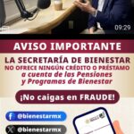 No caer en fraudes, hay que consultar páginas de Sría. de Bienestar: Ruíz Uribe